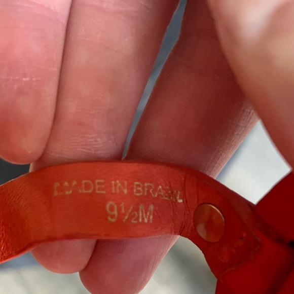 ANTONIO MELANI Vibrant Orange Sandals - Picture 4 of 4